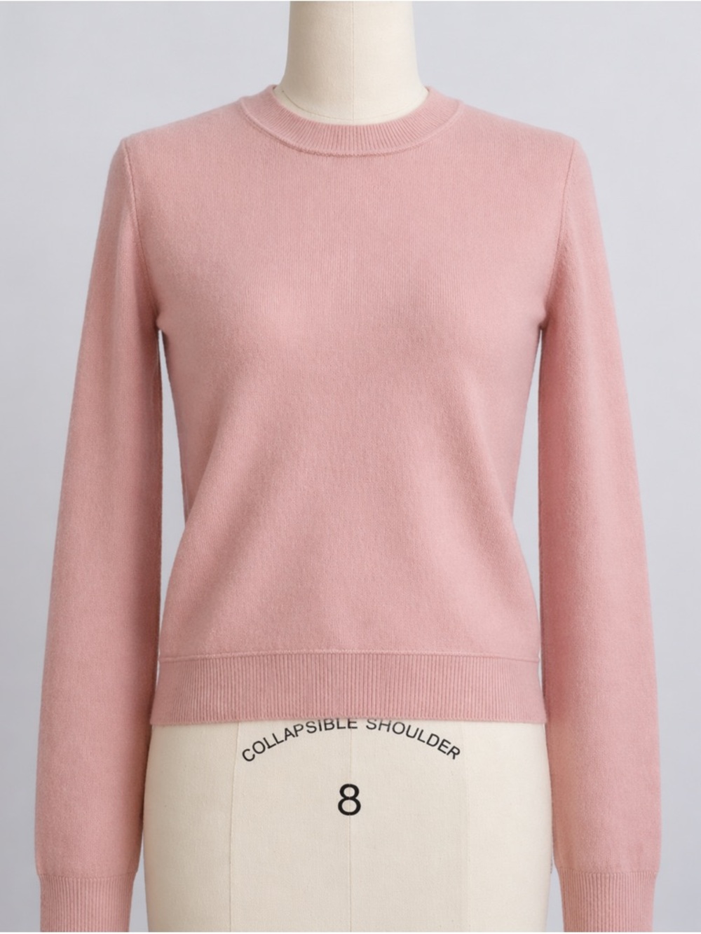 Brazeau tricot cashmere pullover size 2/small in color salt new